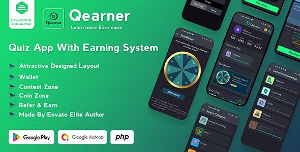 Qearner Mobile App Template