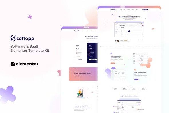 Softapp elementor Template Kits