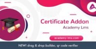 Academy LMS Certificate Addon Nulled Script