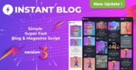 Instant Blog Nulled Script