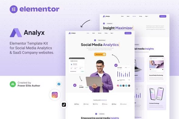 Analyx elementor Template Kits