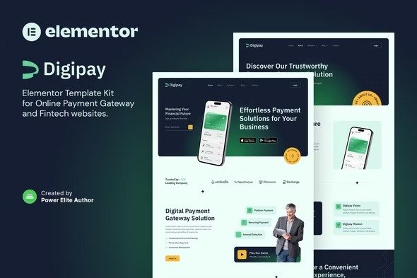 Digipay elementor Template Kits