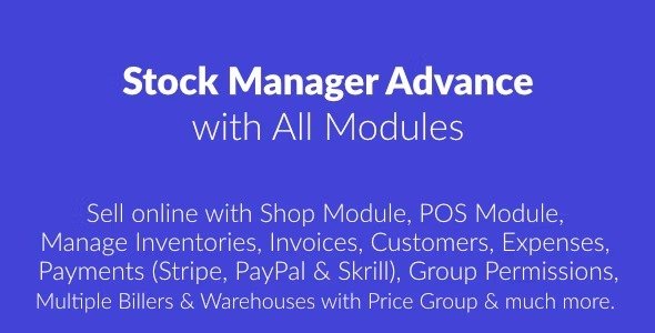 Stock Manager Advance Nulled Script