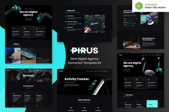 PIRUS elementor Template Kits