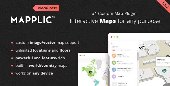 Mapplic NULLED Plugin