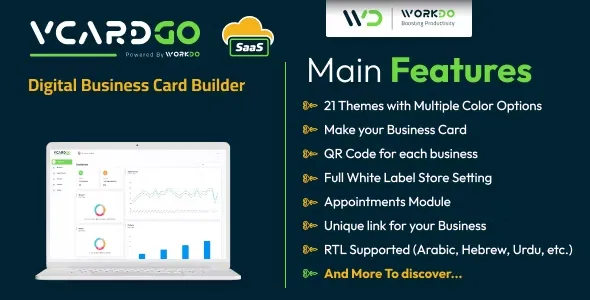 vCardGo SaaS Nulled Script