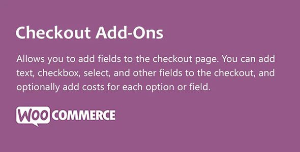 WooCommerce Checkout Add-Ons nulled plugin