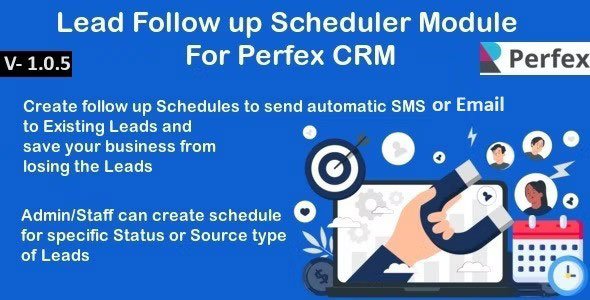 Lead Follow up Scheduler Module for Perfex CRM Nulled Script